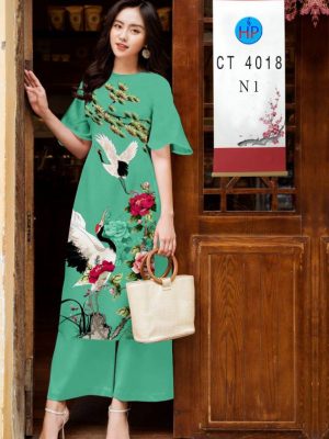 vai ao dai hoa hong (8)